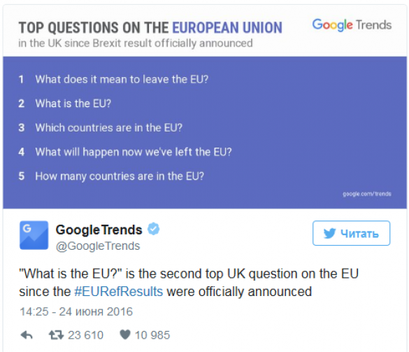 Жители Великобритании хотят узнать, откуда они вышли (ФОТО, ВИДЕО) | Русская весна