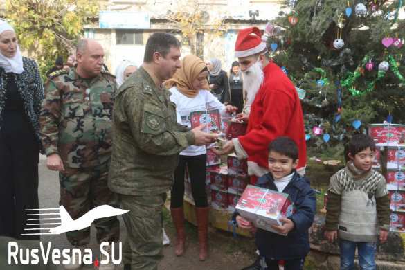День освобождения: российские военные прибыли к особенным сирийцам (ФОТО) | Русская весна