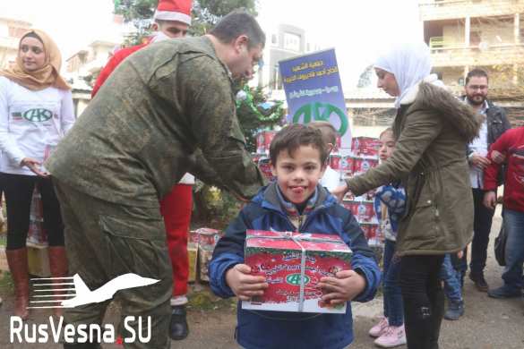 День освобождения: российские военные прибыли к особенным сирийцам (ФОТО) | Русская весна