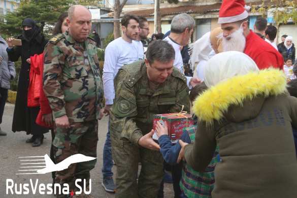 День освобождения: российские военные прибыли к особенным сирийцам (ФОТО) | Русская весна