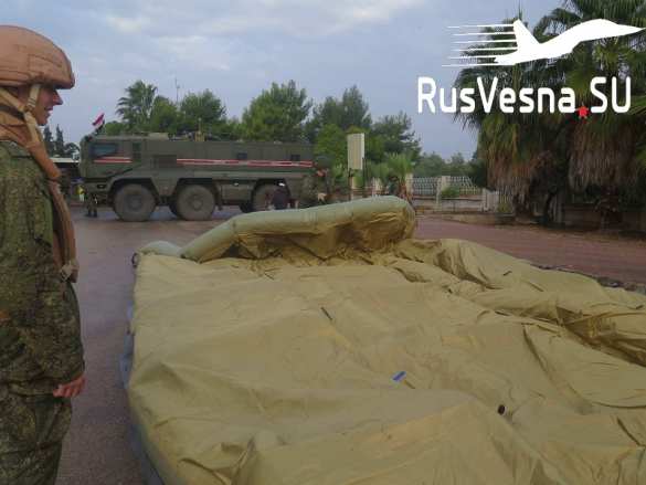 Сирия: Особый отряд ВС РФ развернул уникальный мобильный комплекс в зоне бегства армии США (+ФОТО) | Русская весна
