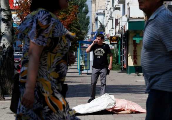 Обстрел центра Донецка привел к серьезным жертвам (фото/видео) | Русская весна