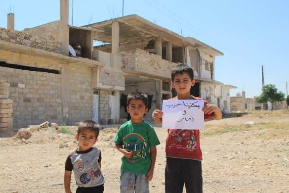 Сирия: дети пытаются остановить боевиков (ФОТО) | Русская весна