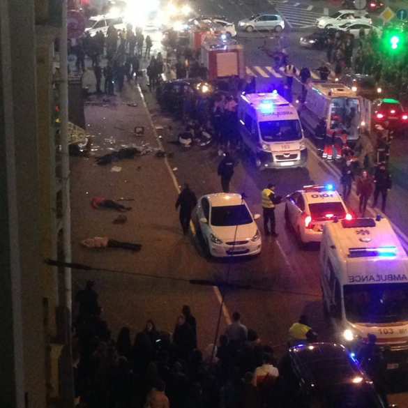 Пьяный патрульный устроил смертельное ДТП в Харькове (ФОТО) | Русская весна