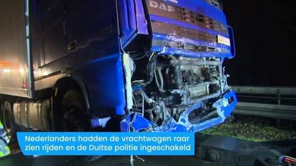 Пьяный украинец на фуре раздавил полицейское авто в Нидерландах: есть жертвы (ФОТО, ВИДЕО) | Русская весна