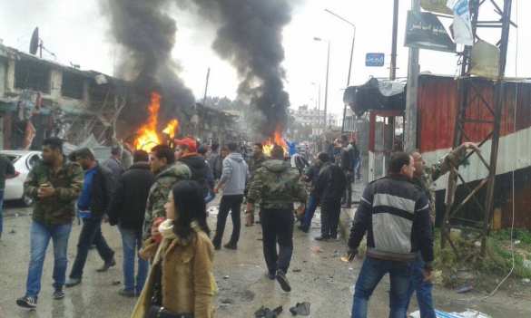 ВАЖНО: Мощный взрыв в городе, находящемся у авиабазы ВКС России в Латакии (+ВИДЕО, ФОТО, КАРТА) | Русская весна