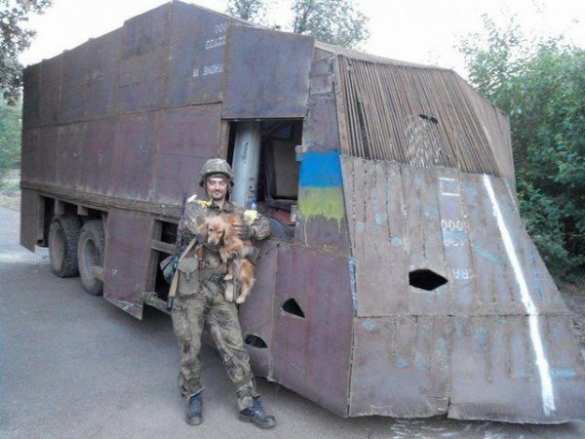 Знаменитый «мега-джихад-мобиль», которым каратели похвалялись летом, теперь у ополченцев (фото) | Русская весна