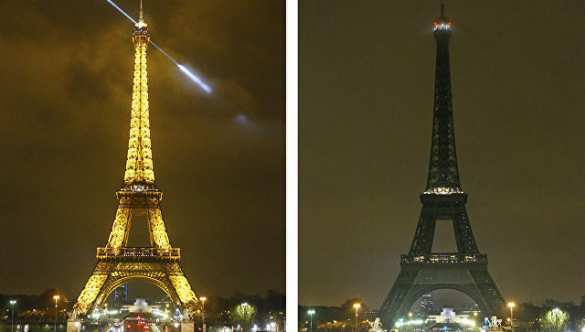Эйфелева башня погасит огни в память о жертвах теракта в Петербурге | Русская весна