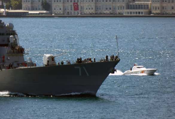 СРОЧНО: эсминец США с системой ПРО вошел в Черное море на пути в Одессу — опубликованы кадры (ФОТО) | Русская весна