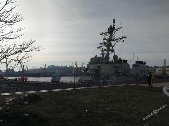 Американский эсминец с  «Томагавками» пришвартовался в порту Одессы (ФОТО) | Русская весна