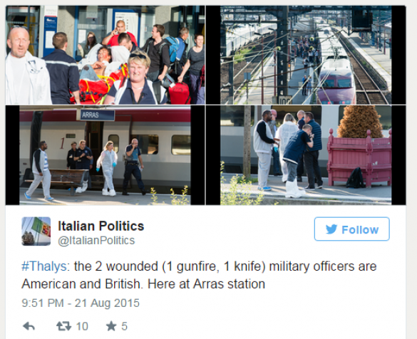 Марокканец открыл огонь из автомата по пассажирам поезда во Франции | Русская весна