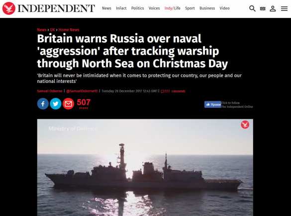 «Русские — не проблема», — англичане о российском фрегате у берегов Британии | Русская весна