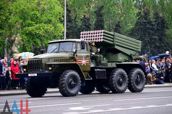 Генеральная репетиция Парада Победы в Донецке (ФОТОРЕПОРТАЖ) | Русская весна