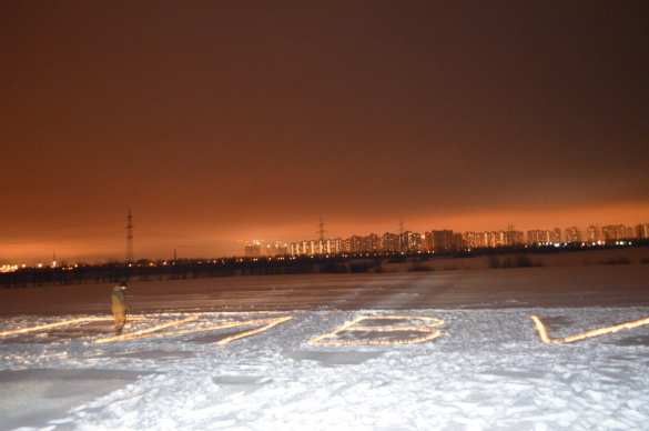 Памяти Героя: Позывной «Гиви» из тысячи свечей выложили в Петербурге (ФОТО, ВИДЕО) | Русская весна