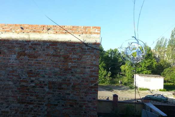 В Горловке артобстрелом повреждено здание епархиального управления (ФОТО) | Русская весна