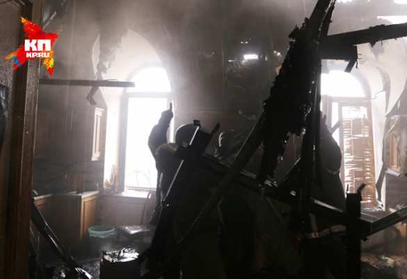 Горловка: обстрелян Богоявленский собор, сожжена трапезная, в которой бесплатно кормили людей (ВИДЕО+ФОТО) | Русская весна