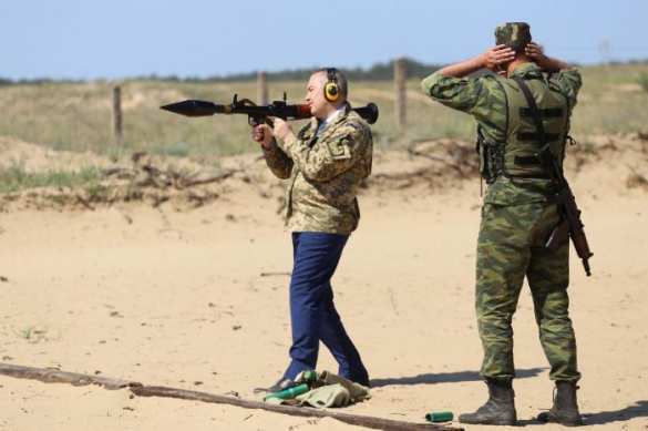 На учениях украинских зенитчиков все мишени поразил губернатор Херсона (ВИДЕО) | Русская весна