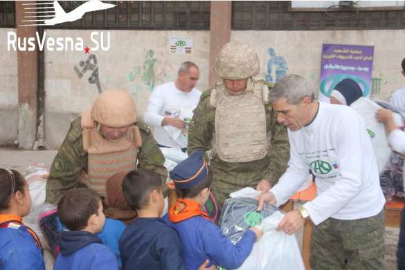 Важный груз из Чечни доставлен в бывший штаб террористов в Алеппо (ФОТО) | Русская весна