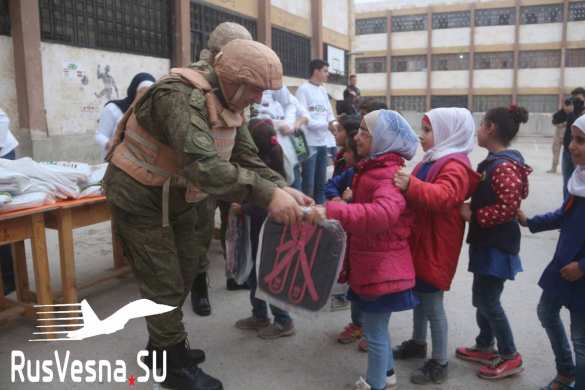 Важный груз из Чечни доставлен в бывший штаб террористов в Алеппо (ФОТО) | Русская весна