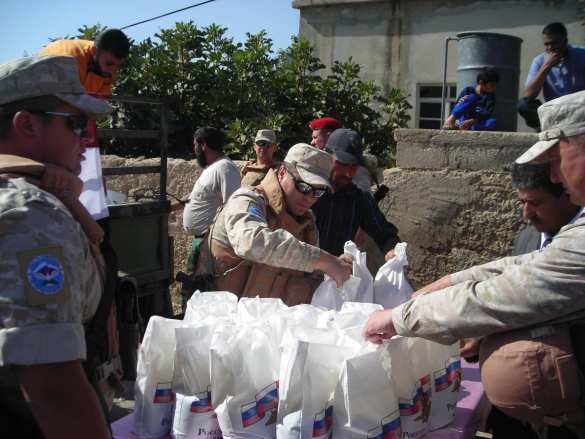 Конвой Минобороны РФ прибыл в прифронтовую зону у границы с Израилем — репортаж РВ (ФОТО) | Русская весна