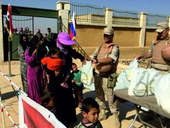 Конвой Минобороны РФ прибыл в прифронтовую зону у границы с Израилем — репортаж РВ (ФОТО) | Русская весна