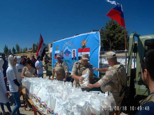 Сирия: российские военные в освобождённом от боевиков районе у границы с Израилем (ФОТО) | Русская весна