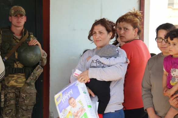 Как встречают освободителей: Российские малиновые береты с георгиевскими лентами в освобождённых от боевиков районах (+ВИДЕО, ФОТО) | Русская весна