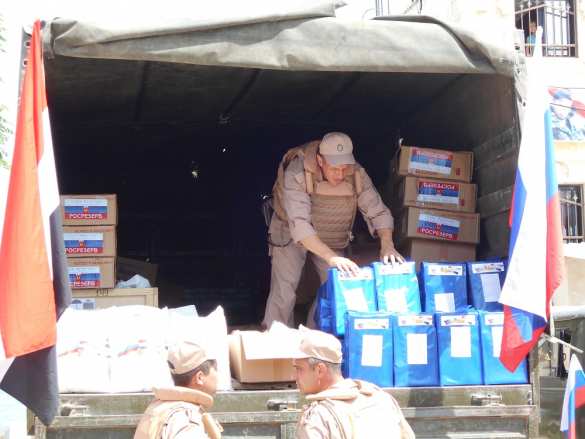 Гуманитарная операция российских военных в Латакии — эксклюзив «Русской Весны» (ФОТО) | Русская весна