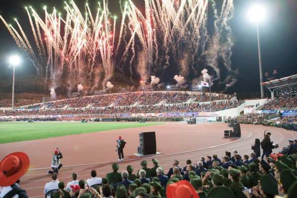 В корейском Мунгёне состоялась торжественная церемония открытия VI Всемирных военных игр (ФОТО) | Русская весна