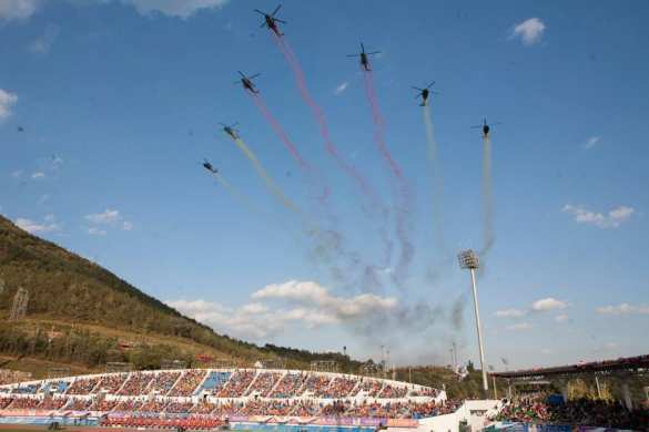 В корейском Мунгёне состоялась торжественная церемония открытия VI Всемирных военных игр (ФОТО) | Русская весна