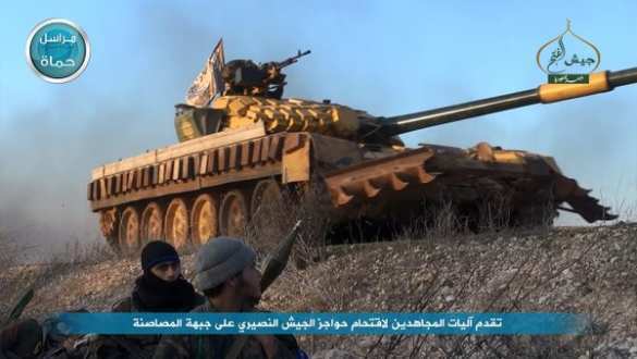 Наступление исламистов в Хаме: охота на танки и артиллерийские удары (ВИДЕО, ФОТО) | Русская весна