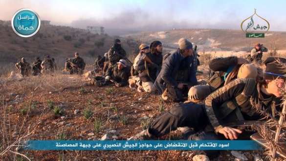 Наступление исламистов в Хаме: охота на танки и артиллерийские удары (ВИДЕО, ФОТО) | Русская весна