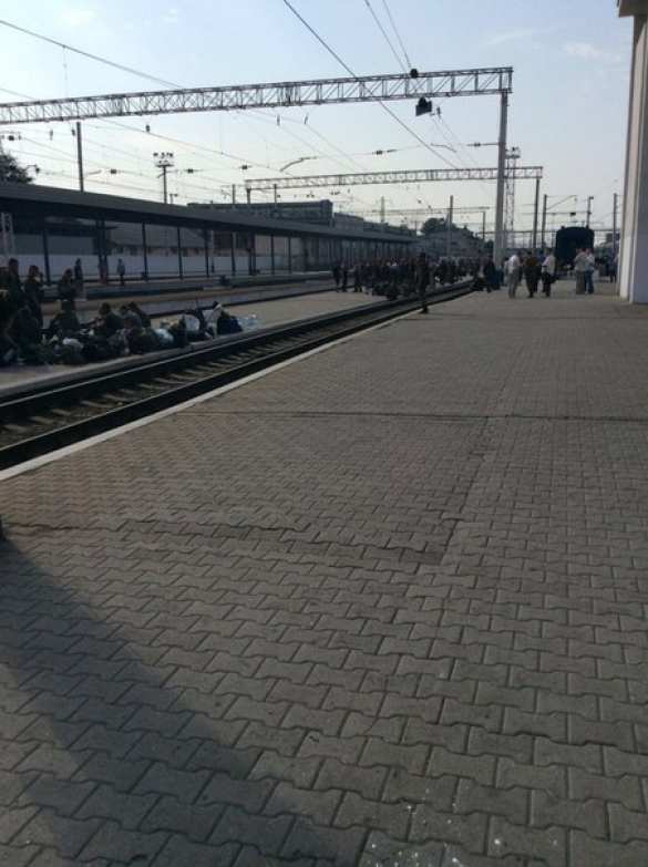 В Запорожье бастовавших солдат 24-й Яворивской бригады уговорили ехать под Харьков (фото) | Русская весна