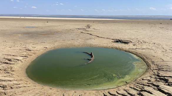 Sky News опубликовал репортаж о высыхающем Каховском водохранилище (ФОТО) | Русская весна