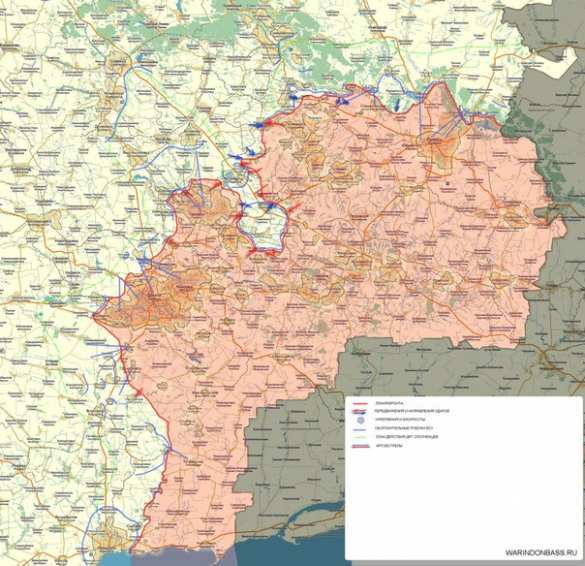 Обзор карты боевых действий за 30 января (ВИДЕО) | Русская весна