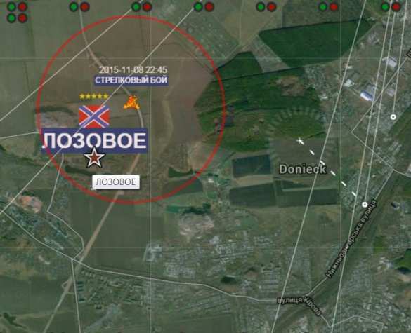 Вечером под Донецком и Горловкой шли бои с применением танков и минометов, гремели взрывы и стрельба из пулеметов (ВИДЕО+КАРТА) | Русская весна
