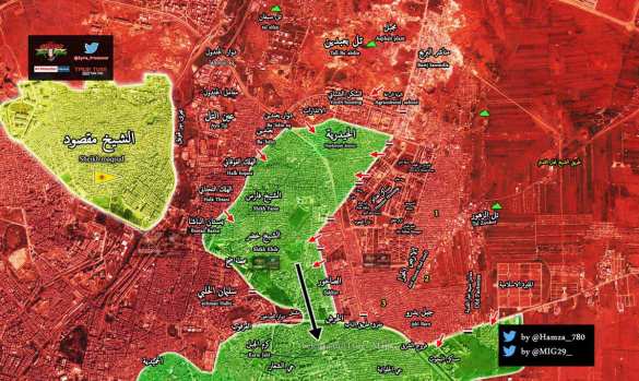 Победа близка: Армия Сирии и курды продолжают успешное наступление в Алеппо, взяты 8 районов (ВИДЕО, КАРТА) | Русская весна