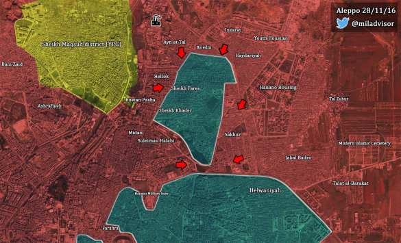 СРОЧНО: «Тигры» и САА освободили уже 45% Восточного Алеппо, очистив от банд 10 районов (КАРТА) | Русская весна