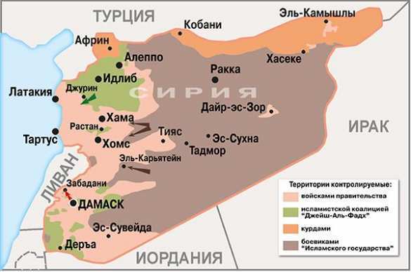 Сводка антитеррористических операций Сирийской армии за 1 октября | Русская весна