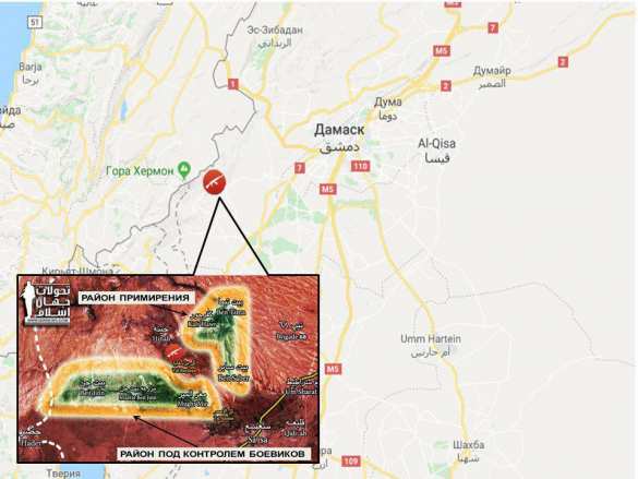Дамаск выбрал новые цели: боевики снова в котлах, под огнём ВКС и САА (ФОТО, КАРТА) | Русская весна