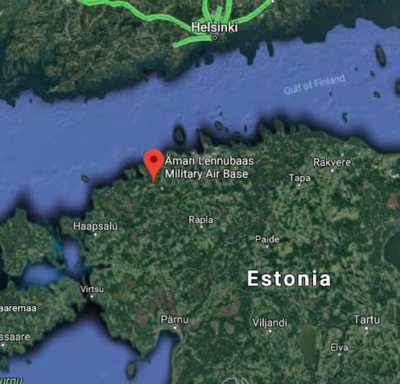 Истребители США прибыли в Эстонию (ВИДЕО, КАРТА) | Русская весна