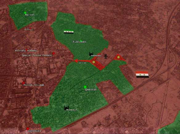 Котёл под Дамаском: Танковый удар Армии Сирии ставит боевиков в критическое положение (+ФОТО, ВИДЕО) | Русская весна