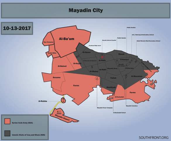 Котёл для «чертей»: ВКС РФ и «Тигры» метр за метром зачищают новую столицу ИГИЛ (ФОТО, КАРТА) | Русская весна