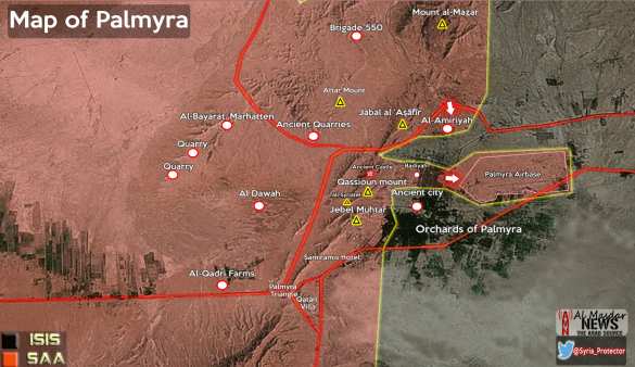 ВАЖНО: Мощнейшие авиаудары ВКС России шокировали ИГИЛ у Пальмиры, «Тигры» и «Соколы» взяли авиабазу и 550-ю бригаду (ФОТО+КАРТА) | Русская весна