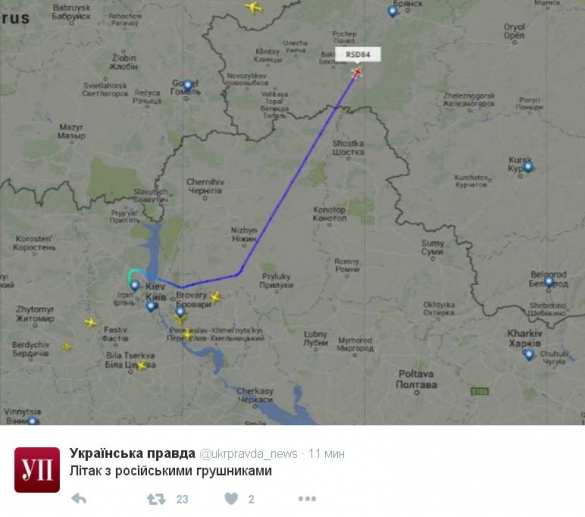 МОЛНИЯ: Самолет с россиянами Ерофеевым и Александровым летит в Москву (КАРТА, обновлено) | Русская весна