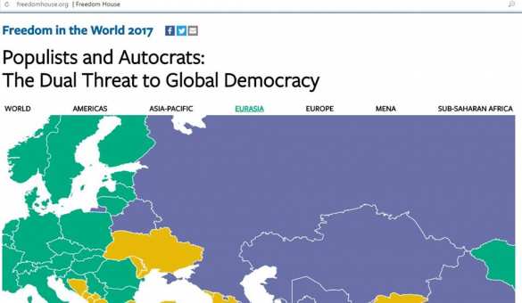 Правозащитники Freedom House убрали Крым из состава Украины (КАРТА) | Русская весна