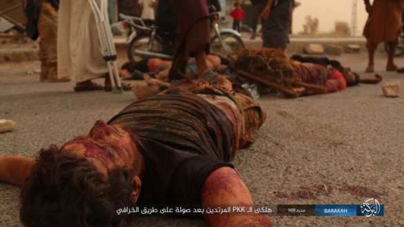 Резня в Сирии: ИГИЛ захватило конвой техники США, убив и пленив охранявшие его силы (ФОТО 18+) | Русская весна