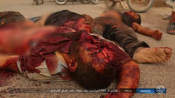 Резня в Сирии: ИГИЛ захватило конвой техники США, убив и пленив охранявшие его силы (ФОТО 18+) | Русская весна