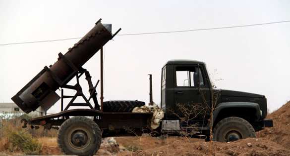 Боевые слоны Армии Сирии громят боевиков под Дамаском (ВИДЕО) | Русская весна