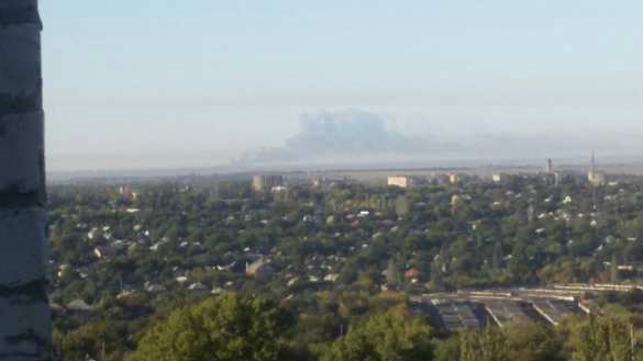 Столб дыма над Донецком, идёт обстрел (ФОТО, ВИДЕО) | Русская весна